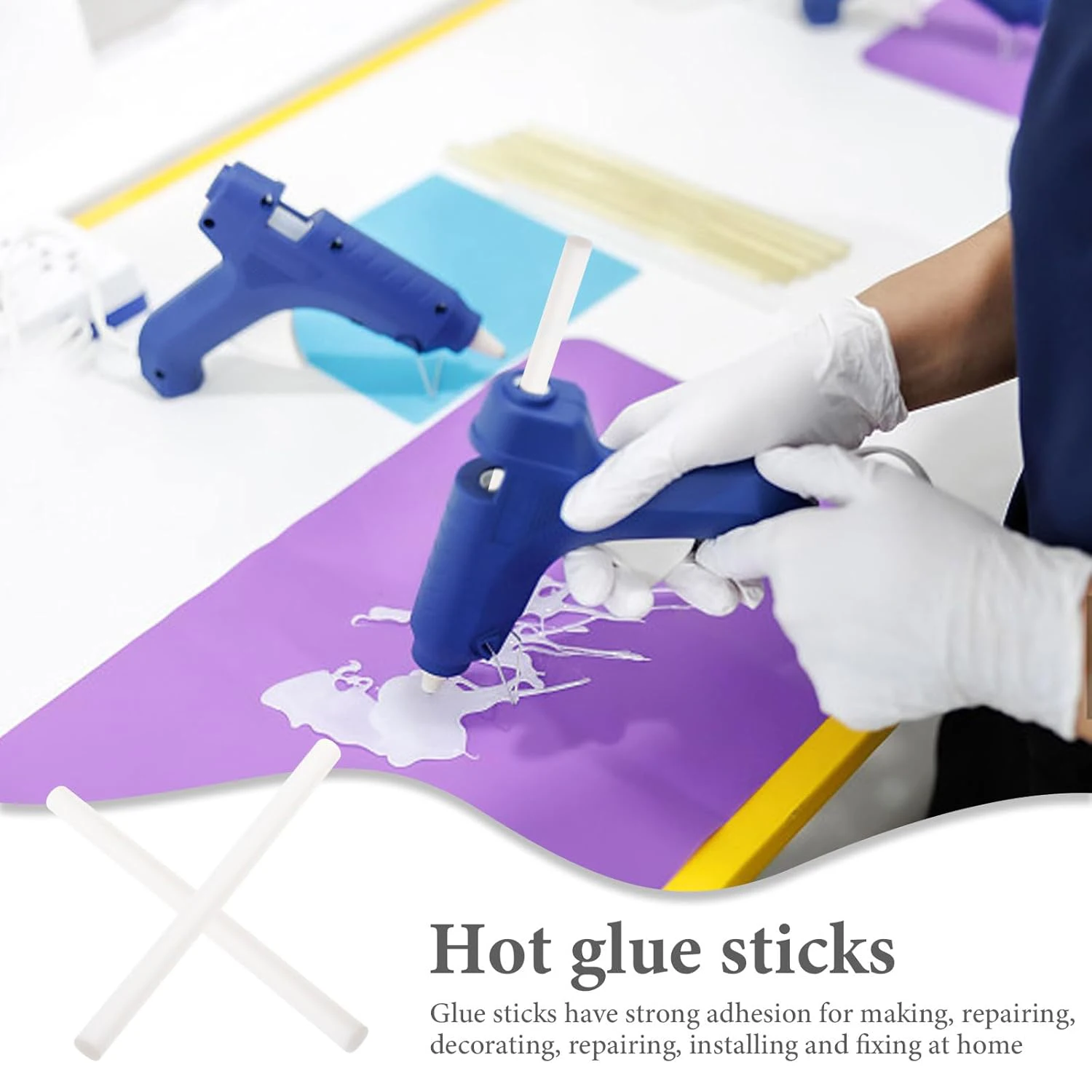 150mm Transparent Hot Melt Glue Stick 7mm / 11mm Strong Visco Home DIY Tools for Electric Glue Gun Craft Album Repair Kits
