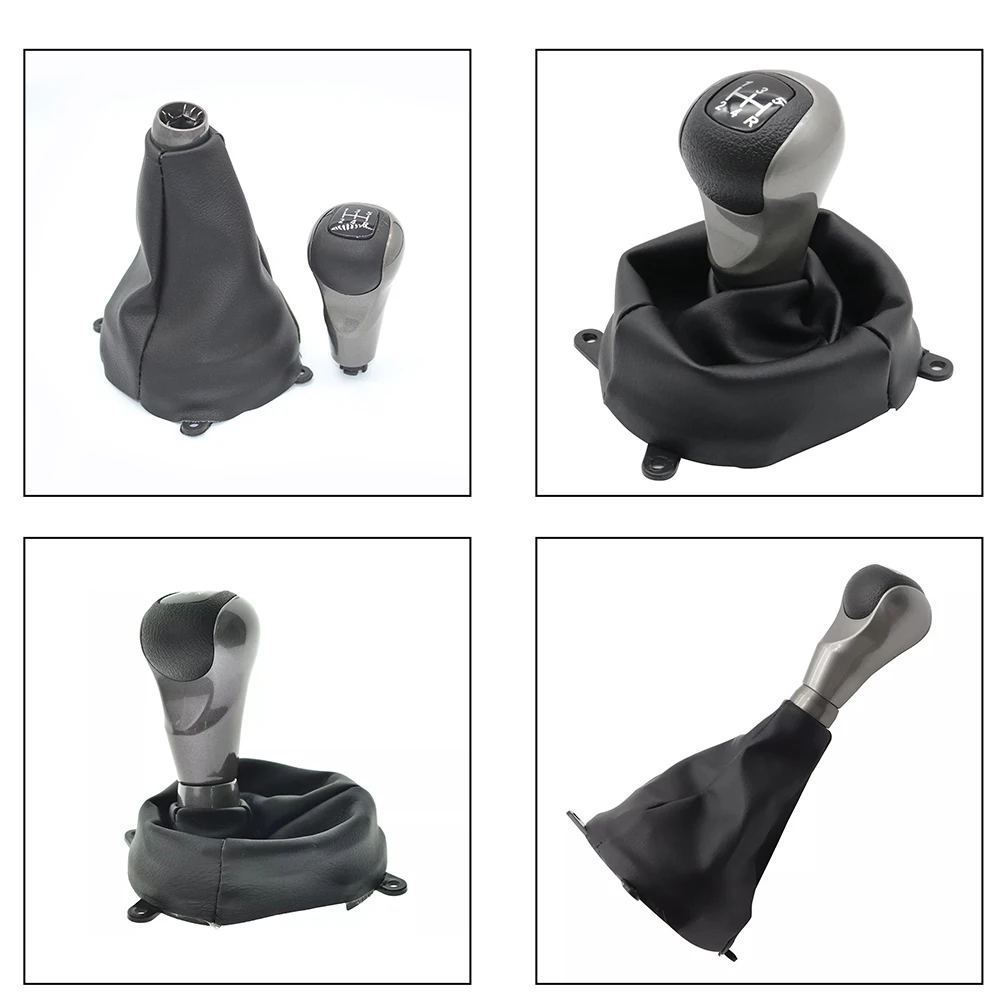 Top Tier Aftermarket Gear Shift Knob and Matching Boot Set Designed Specifically for the For Honda For Civic (2006 11)