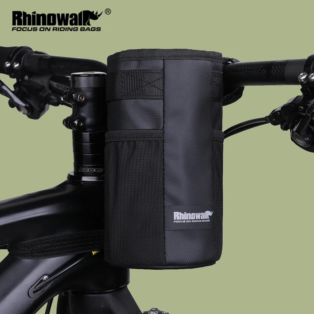 

Rhinowalk Bicycle Water Bottle Storage Bag Portable Cycling Handlebar Bottle Holder 1PC Or 2PC Bike Water Bottle Accessories