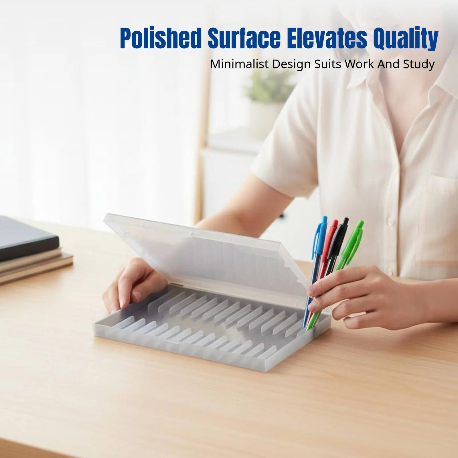 transparent-pen-case-multi-compartment-pen-organizer-display-rack-stationery-storage-for-office-and-study