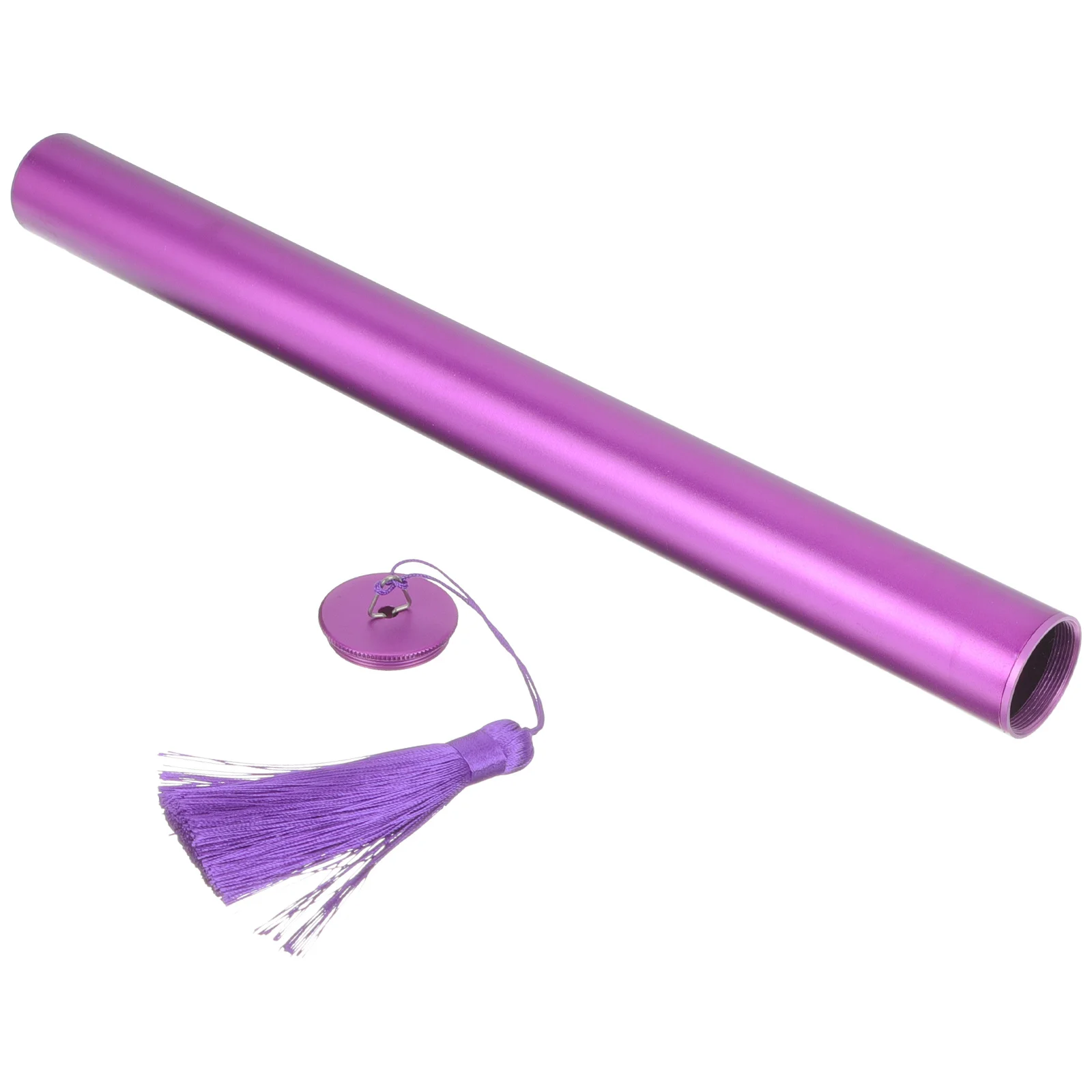 

Yangqin Storage Tube Aluminum Alloy Portable Dulcimer Case Smooth Hard Shell Rotating Cap Instrument Accessory