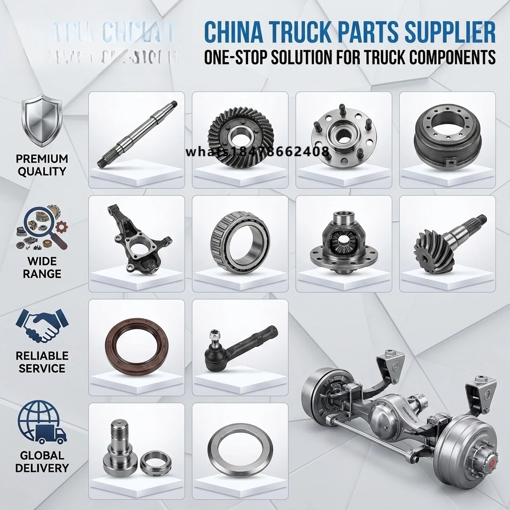 New QINGTE SINOTRUK Hubei Heavy Duty Truck Power Transmission System Parts Axle Assembly and Accessories MHP 161GO B651