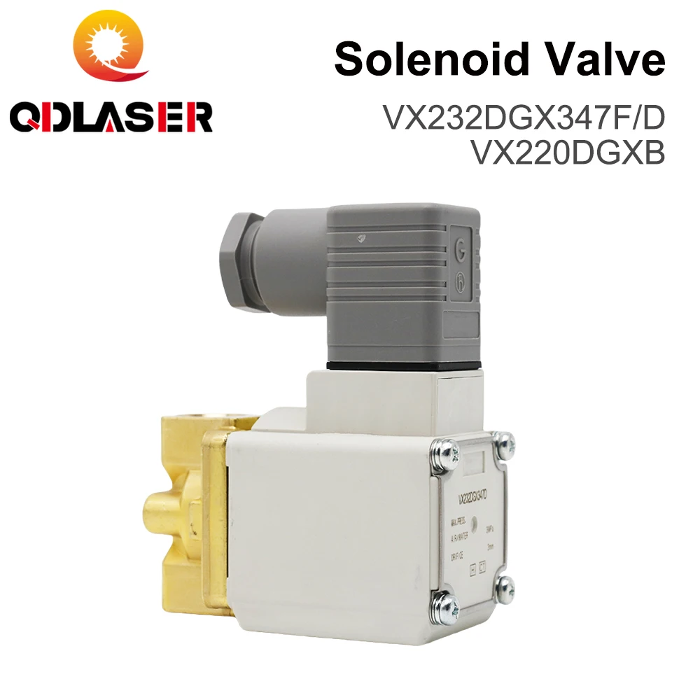 QDLASER Solenoid Valve VX232DGX347D VX232DGX347F Direct 2 Post Solenoid Valve For Air Single Unit Laser Cutting Machine