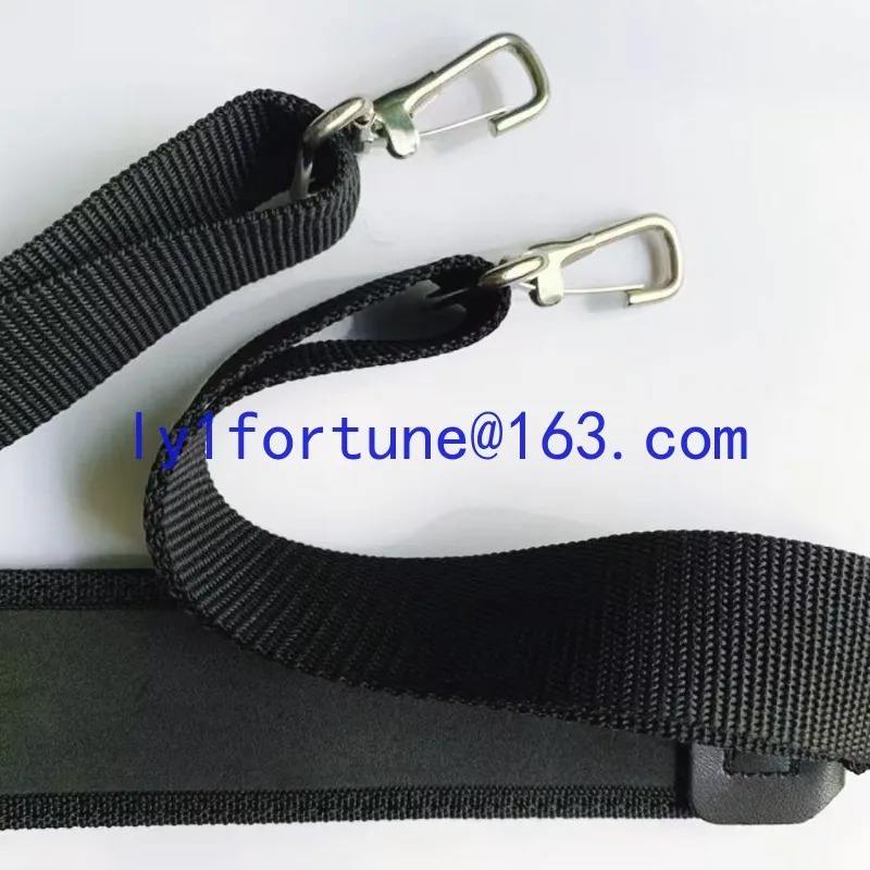 Pump truck, driving shield machine, accompanying crane, spraying machine, remote control, shoulder strap, harness