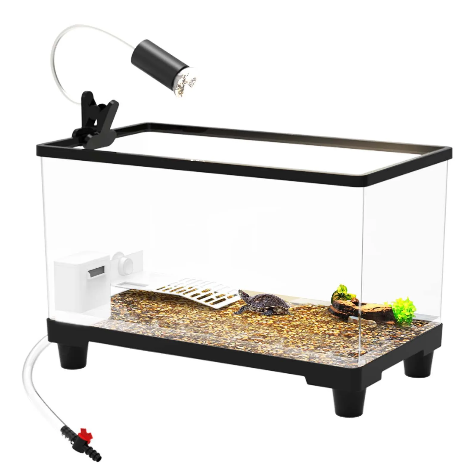 

Turtle breeding tank Household ecological landscaping small villa anti-escape amphibious Turtle breeding tank