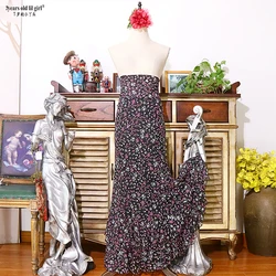 Spanish Dance Dress Flamenco Practice Skirt Multilayer Wear Women Fishtail DTT66