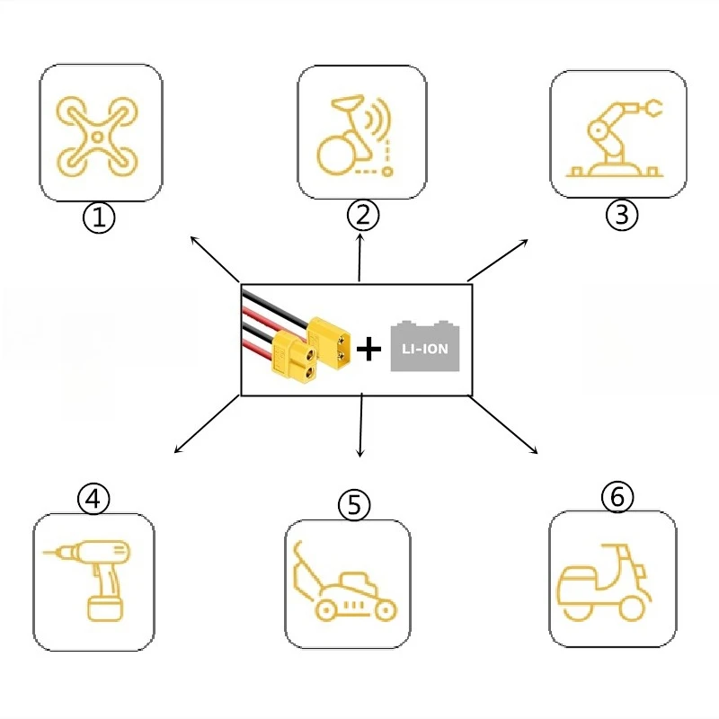 XT60 PW XT60PW XT30PW XT30 XT60E-M/F موصل التوصيل المقبس أنثى ذكر للطائرة بدون طيار RC هليكوبتر ليثيوم أيون بطارية Amass CE