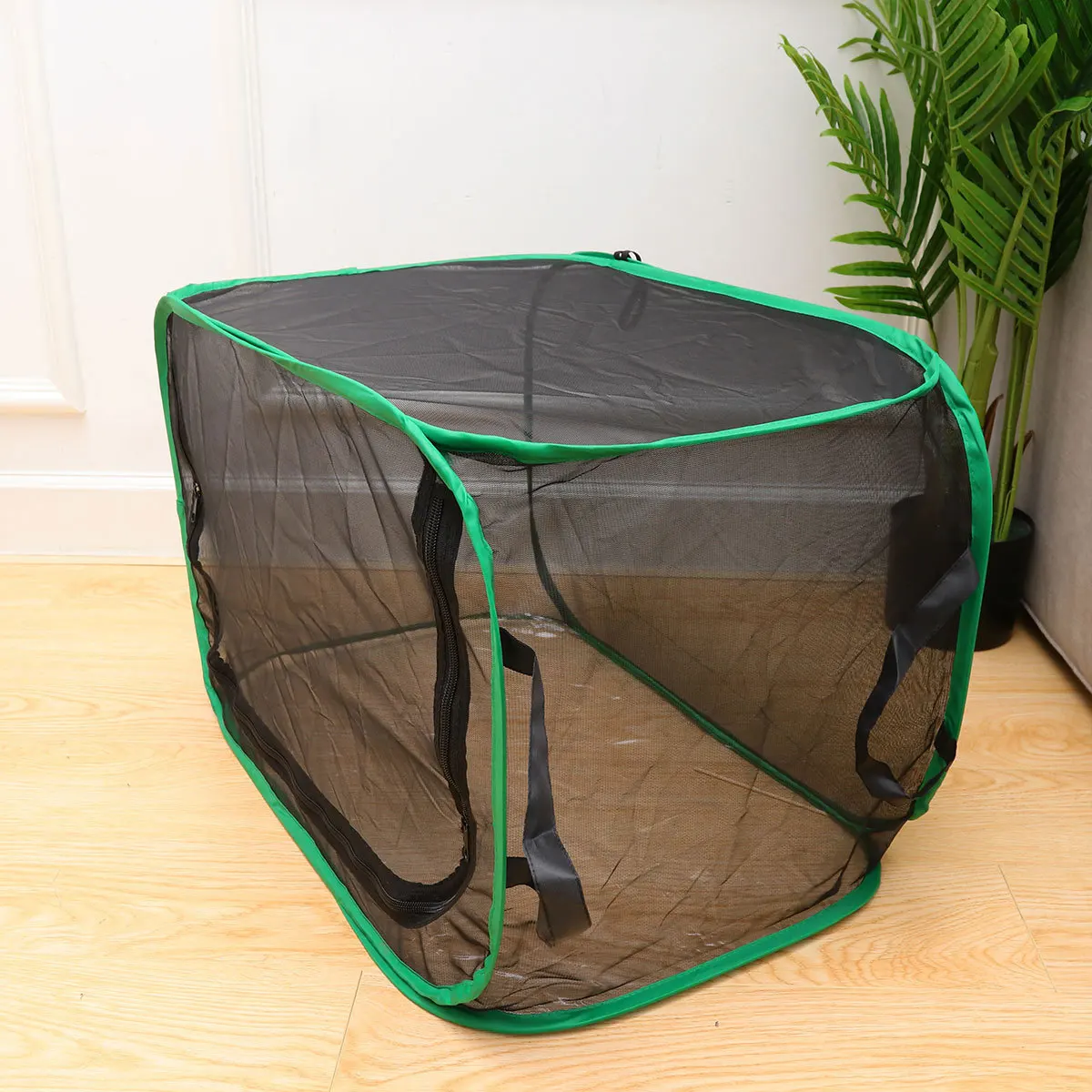

1pc 60X40X40Cm Cage Foldable Bug Catching Net For Outdoor Exploration Reusable Insect Box Collapsible Insect For