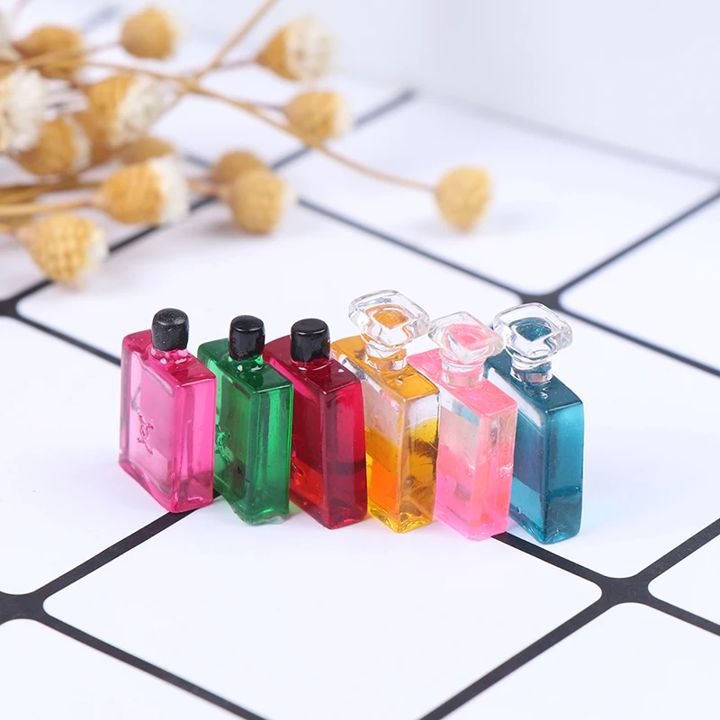 6 Flessen 1:12 Schaal Poppenhuis Miniatuur Meubels Parfum Decoratie Speelgoed