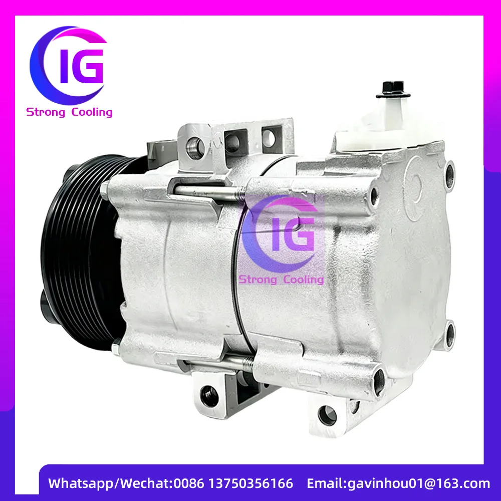 FS10 AC Compressor with Clutch For Ford Excursion F250 F350 F550 15-20694 4L3Z19703AC 4L3Z19703AB F7LZ19V703RA CO 35112C 8PK