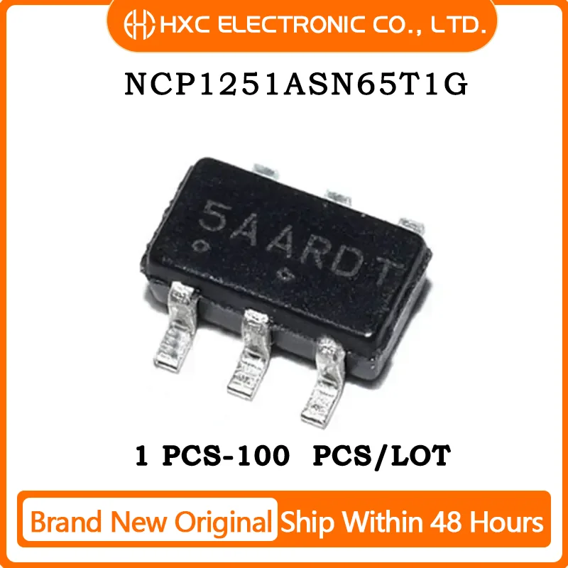 10PCS/50PCS/100PCS NCP1251 NCP1251ASN65T1G IC OFFLINE SWITCH FLYBACK 6TSOP