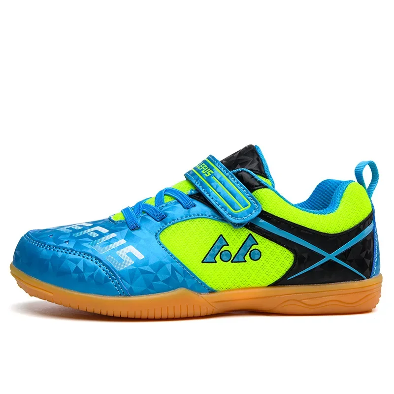 

2026 Kid Table Tennis Shoes For Unisex Anti Slip Badminton Shoes With Hook Loop Design Indoor Court Shoe Designer Handball Shoes