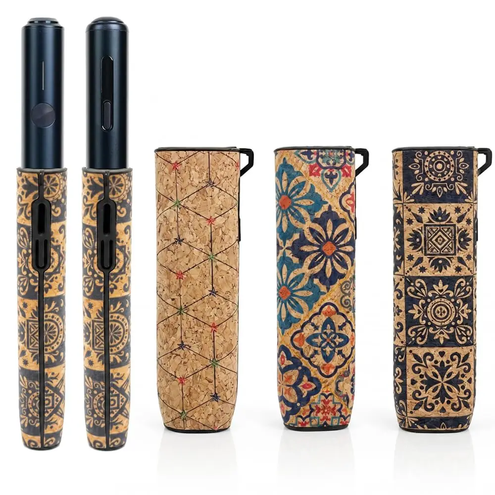 Image of Schutzhülle für Iqos Iluma I One Case, Schutzhülle im Korkdruck-Stil, weiche Hülle, rutschfest und kratzfest