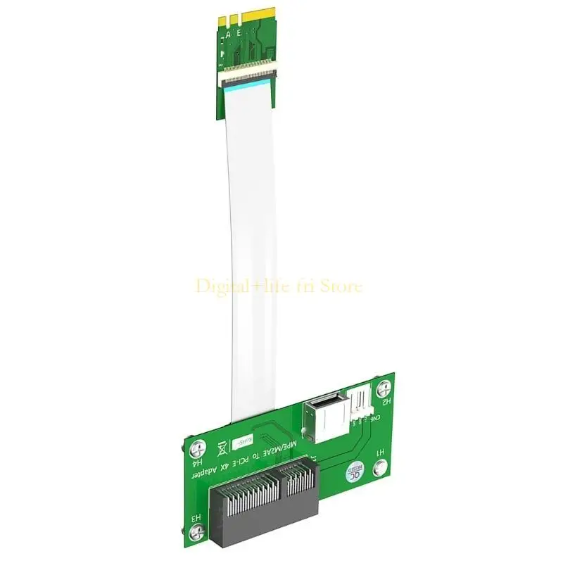 

E06D NGFF M.2 to PCIExpress Extension Adapter Card USB2.0 HighSpeed FPC Cable