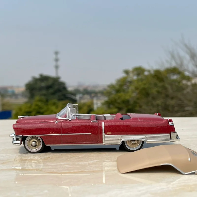 1:43 Scale Model Diecast Alloy Soft Top Convertible 1954 Classic Retro Car Metal Toys Vintage Vehicle Gifts Collection Display