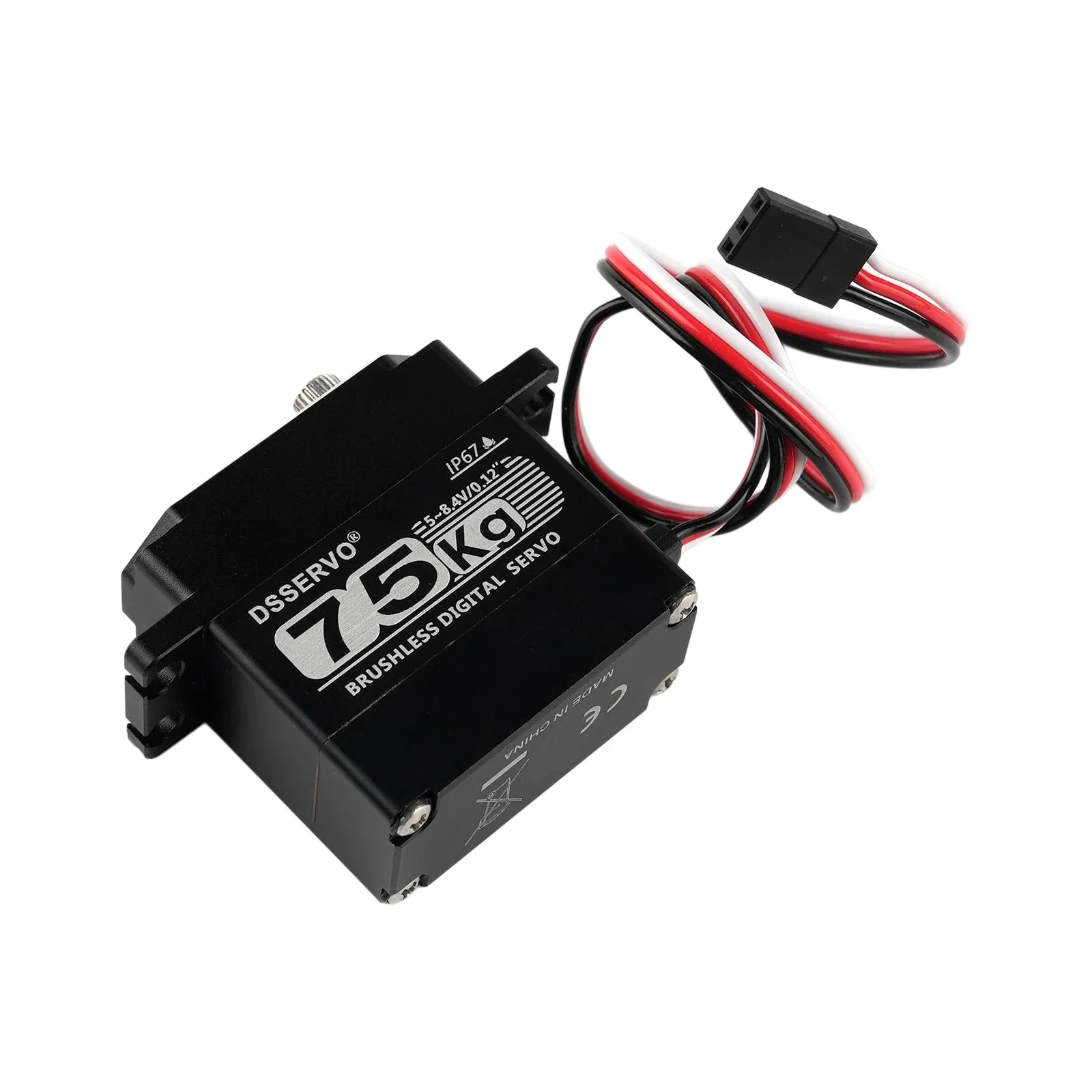 High Torque 75KG All-metal Digital Servo DS3375 Brushless Motor 180°/270° Metal Gear Servos Toys Parts For RC Car Robot Crawler