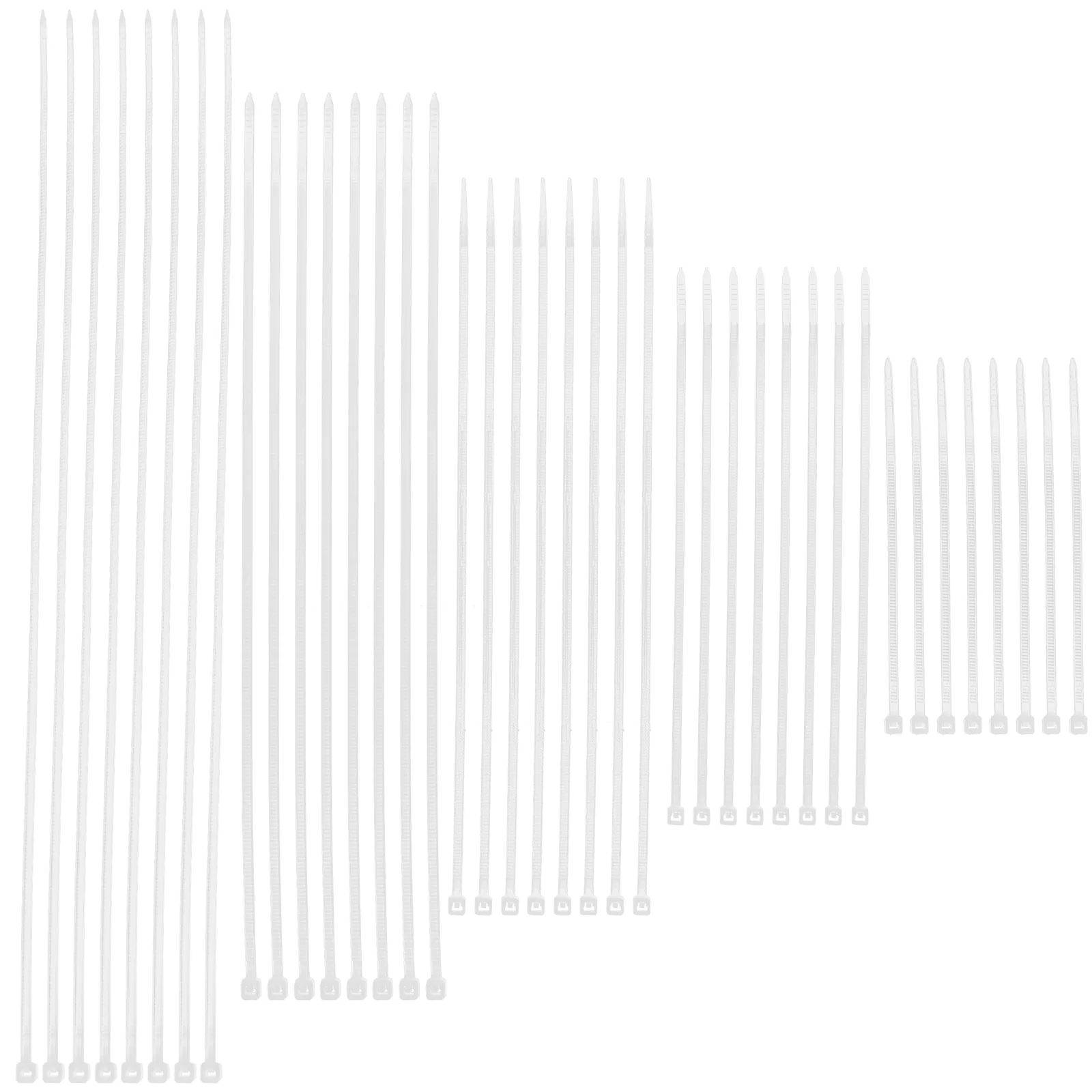 

1000Pcs Self-Locking Nylon Cable Ties Heavy Duty Zip Ties Reusable Wire Wraps Black Small Large Reusable Zip Tie