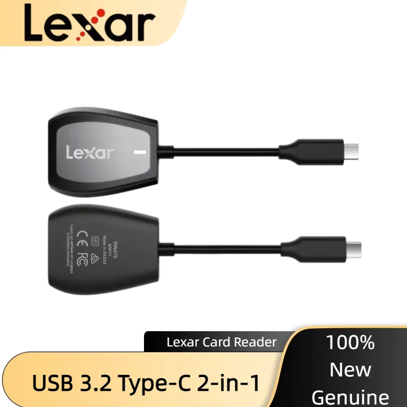 lexar-professional-type-c-usb-32-デュアルスロットリーダーは、sd-および-microsd-uhs-ii-カードをサポートし、最大-312mb-s-の読み込み速度を備え、ラップトップやデスクトップに最適です。