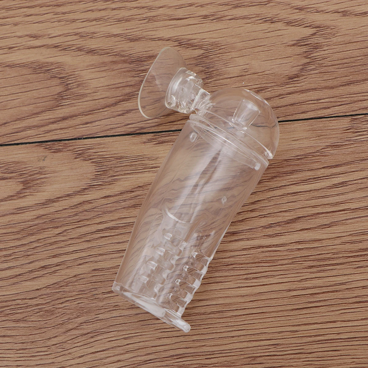 

Fish Automatic Feeder Aquarium Tank Odorless Plastic Easy Install Transparent Cup Cover Fish Feeder Feeding Cup