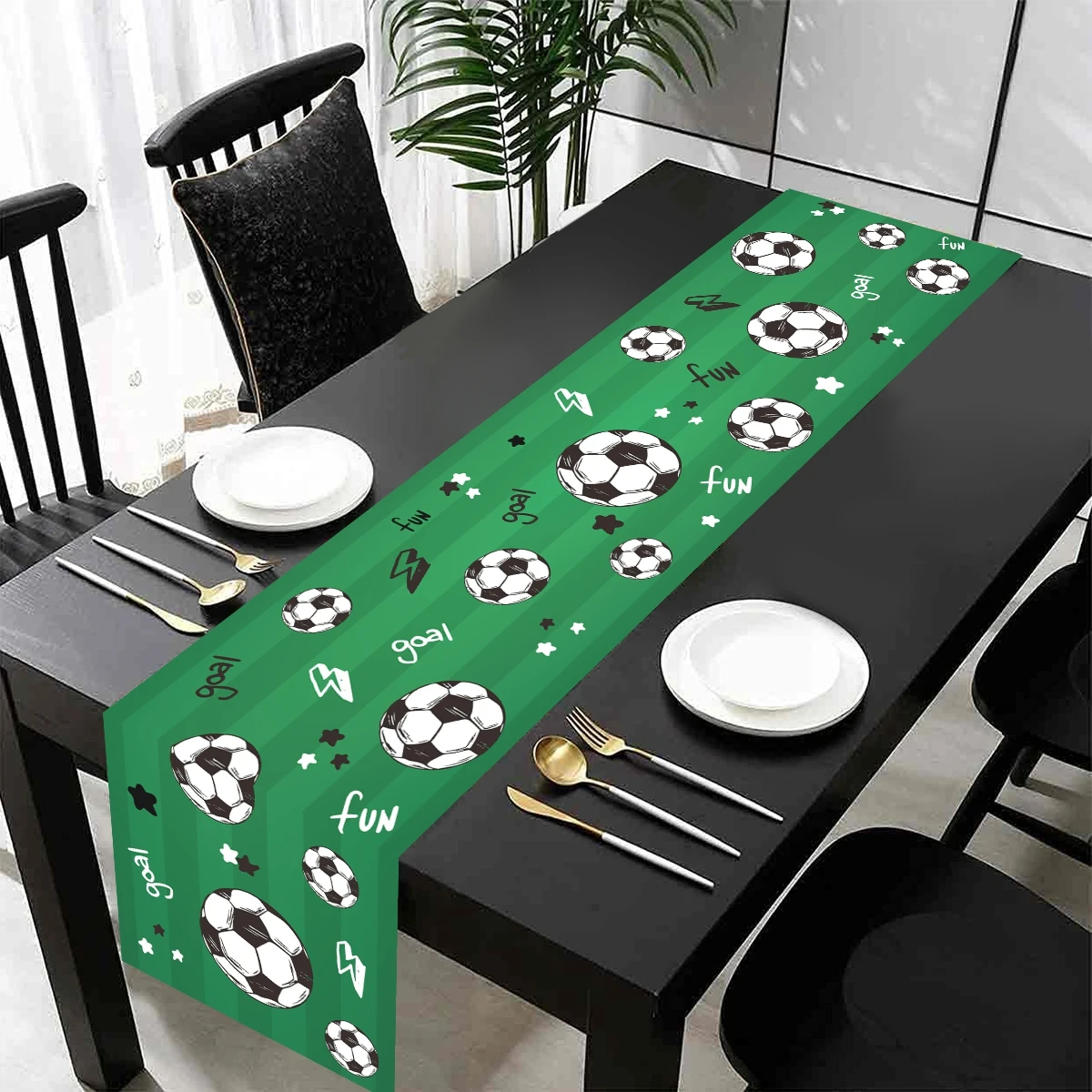 Soccer Table Runner Decors Pol - Outdoor Sport News review and price
