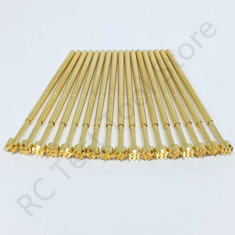 100PCS PA100-H5 33.35mm 9-claw Plum Blossom Head Test Pin Dia 2.5mm Needle Spring Test Probe P100-H5 Test Pogo Pin P100-H