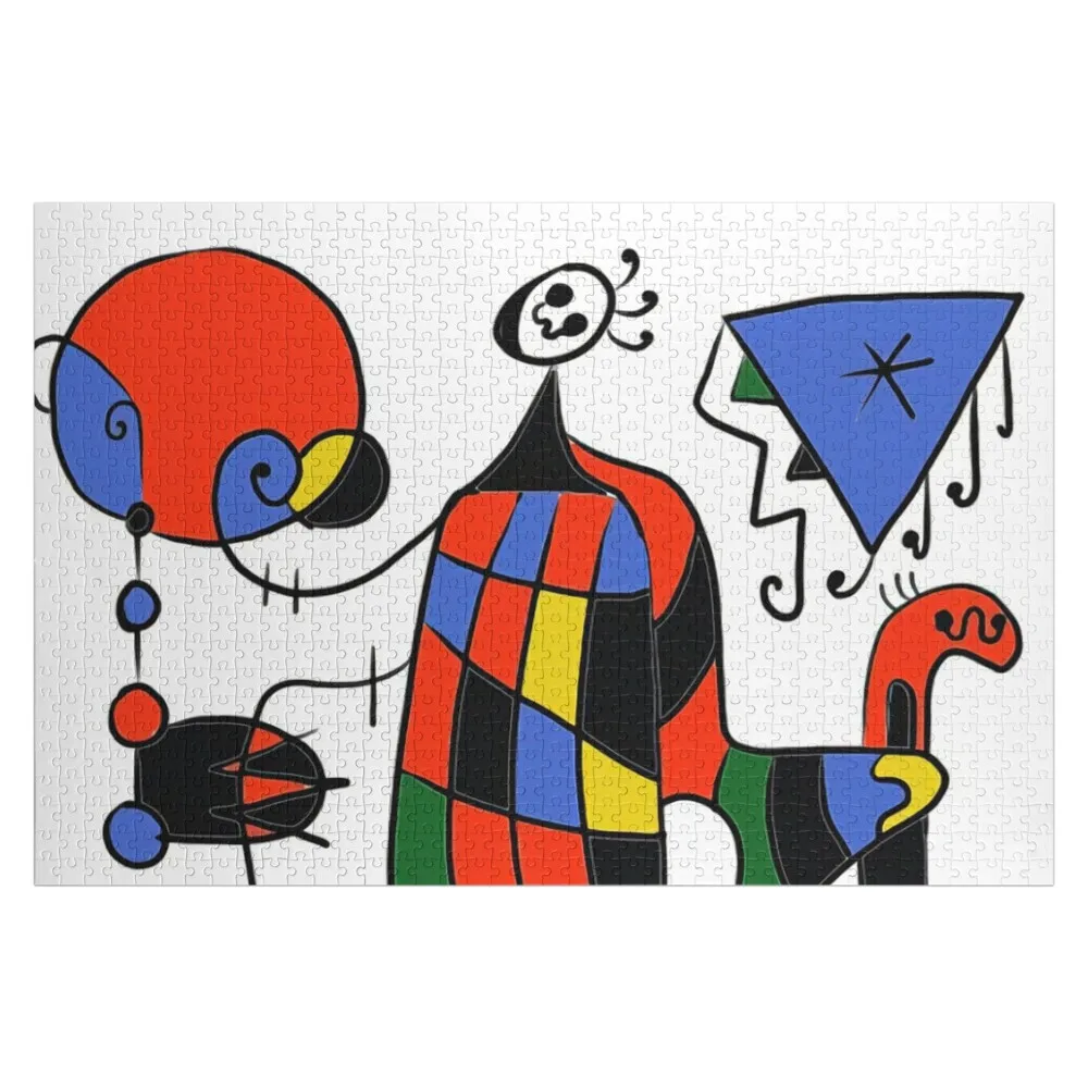 

joan Miro Paintings Jigsaw Puzzle Pieces Персонализированные игрушки для взрослых Пользовательское имя Детская игрушка-головоломка