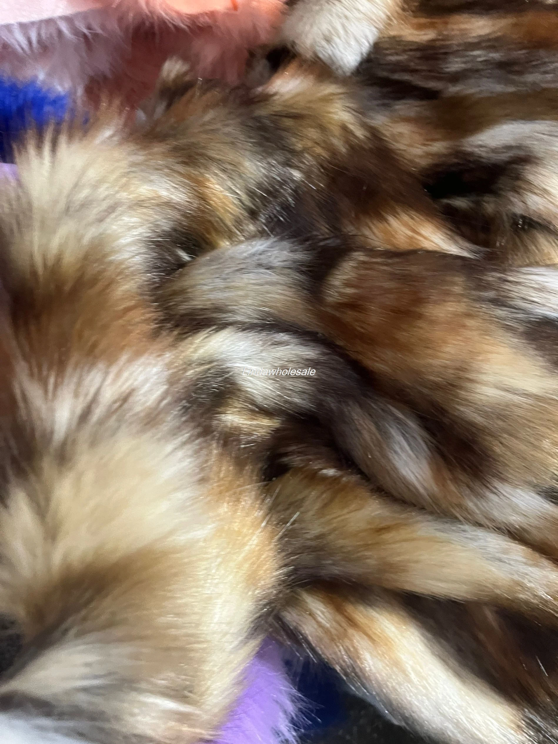 Brow white jacquard autumn/winter coat plush fur, faux fox fur,faux fur fabric,Fashion home textile materials