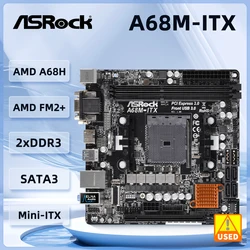 ASROCK A68M Mini-ITX Motherboard A68M-ITX Socket FM2 AMD A68H DDR3 support AD780 AD786 AD5700 AD870 AD767 AD642 AD660 AD7300 cpu