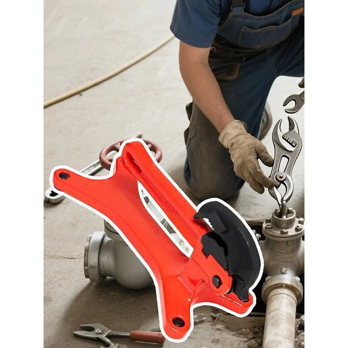 DT81 Manuel Pipe Clamps Pipeline Support Solid Base Spring Loaded JawsMultifunctional Tool Gear Portable Aluminum Tube Vice