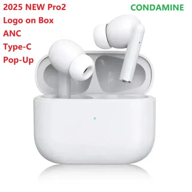 

2025 Original Model ANC Pro2 Pro4 Earphone Wireless Bluetooth Earbuds USB-C Gaming Headset Earphone - Handfree Original