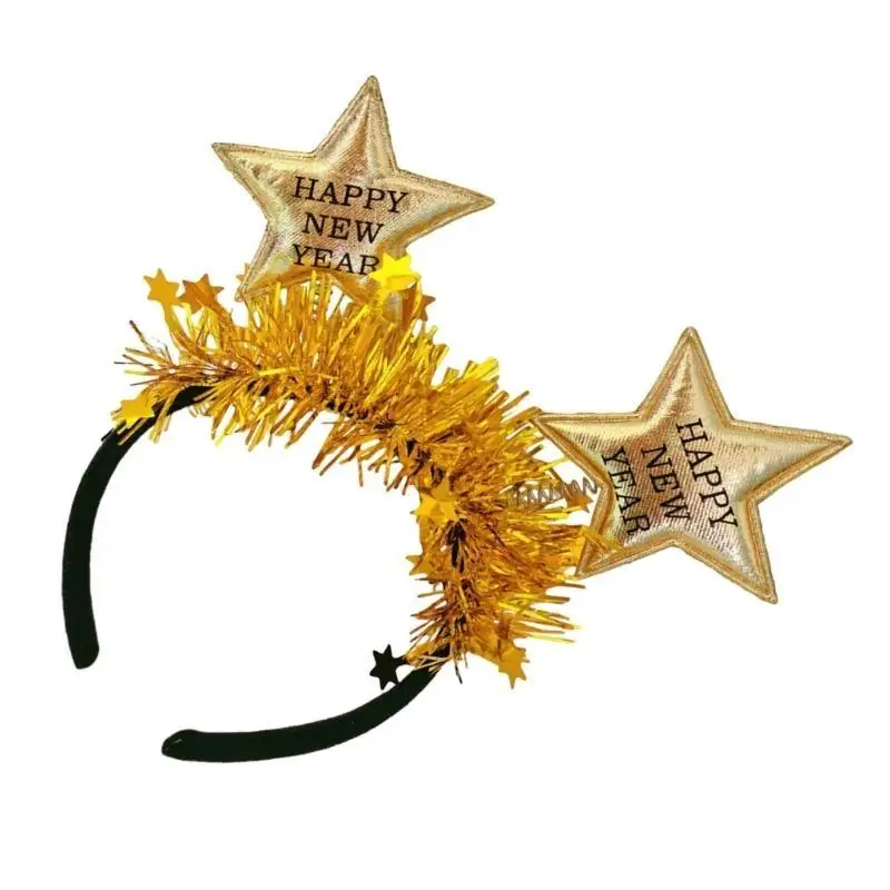 

39BD Unisex Halloween Hair Hoop Party Girls Hair Rings Dramatic Headwear Comfortable for New Year And Beyond