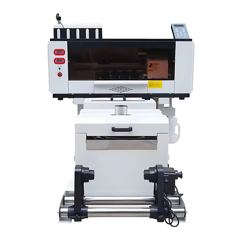 W2030  DTF printer  printing machine 30cm 2 heads F1080-A1 with Shake Powder Machine