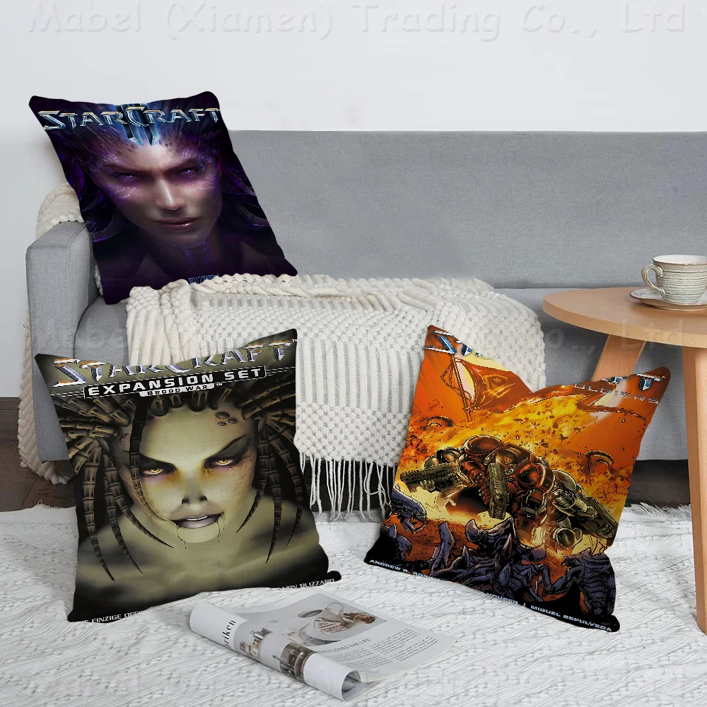 

Starcraft 2 Game Pillowcase Toon Gift Cushion Cover Bedroom Home Sofa Chair Seat Decor Pillow Case