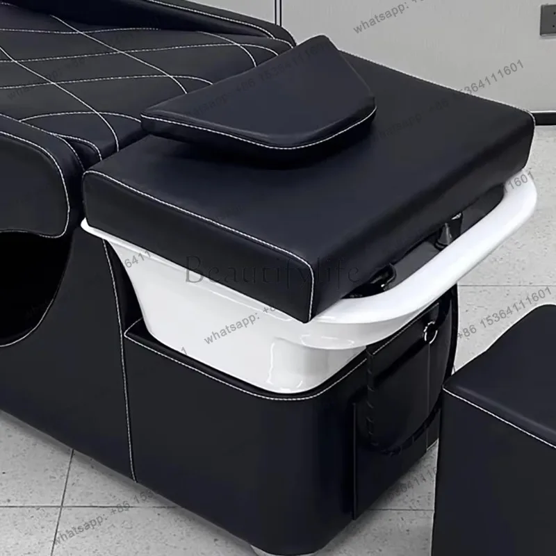 Ergonomic Luxury Shampoo Bed Luxury Simple Delicacy Unique Shampoo Recliner Nordic Fashion Cadeira De Barbearia Salon Furniture