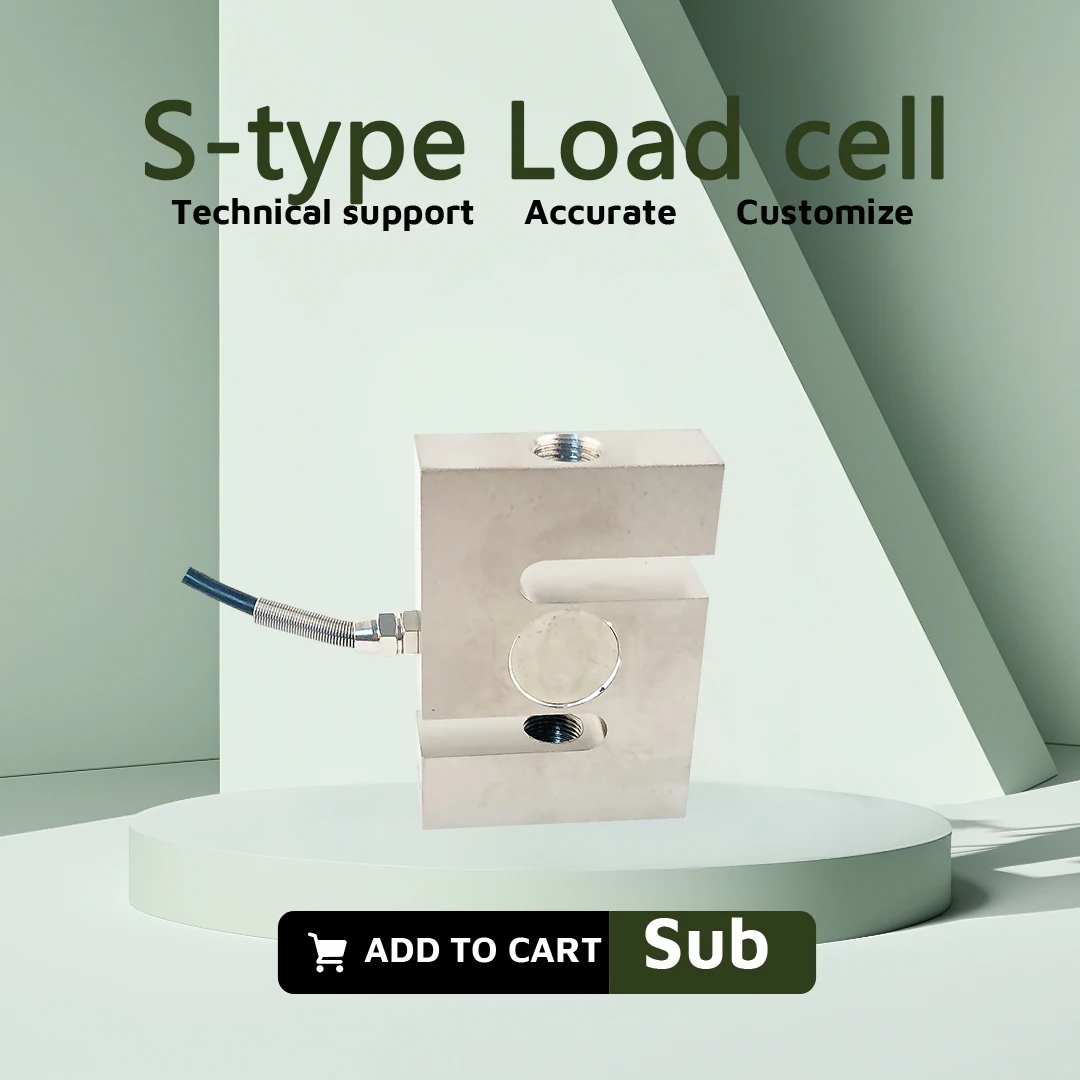 BENGBUZZYQ S-Typ Wägezellen-Kraftsensor 5 kg-5000 kg IP66 Wasserdichter Wiegesensor für Trichterwaage und Automatisierungssystem