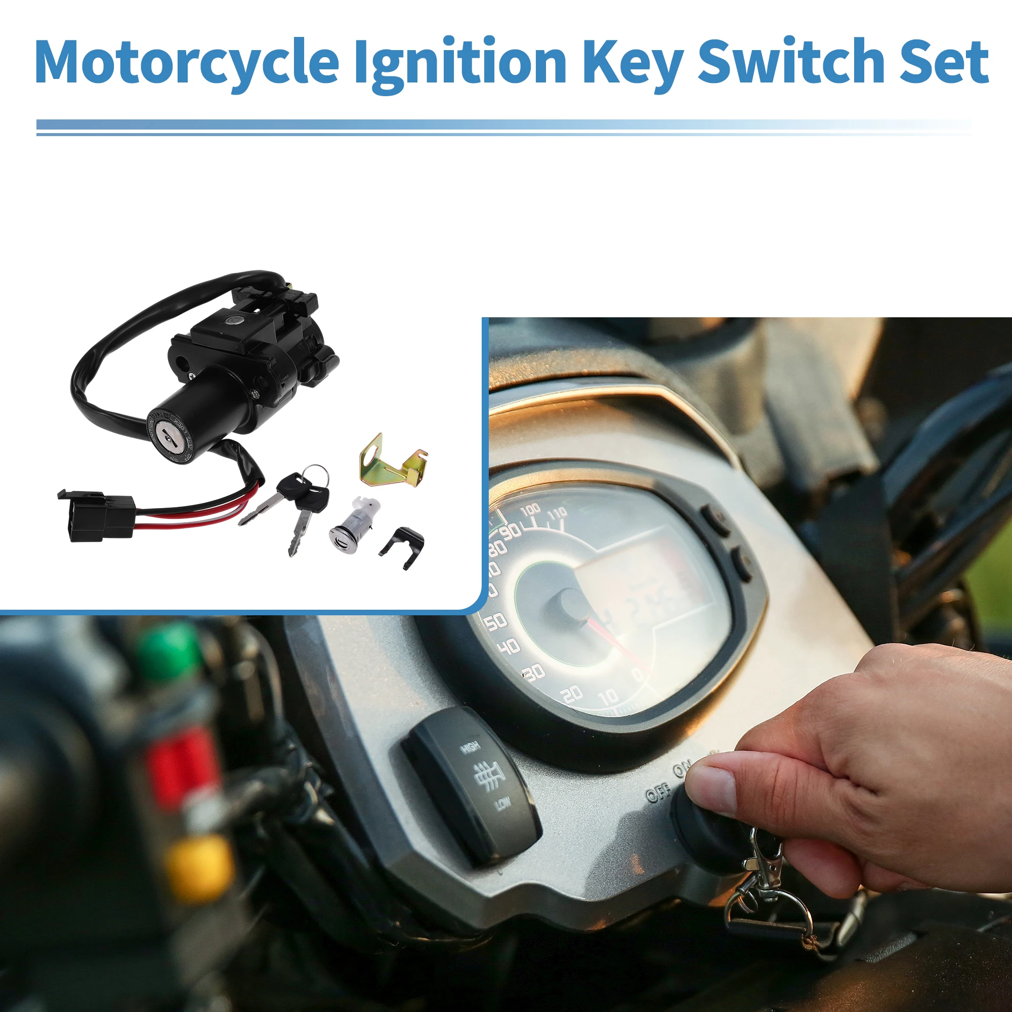 

X Autohaux ключ зажигания для Honda CBR300RA 2017-2018 1 комплект