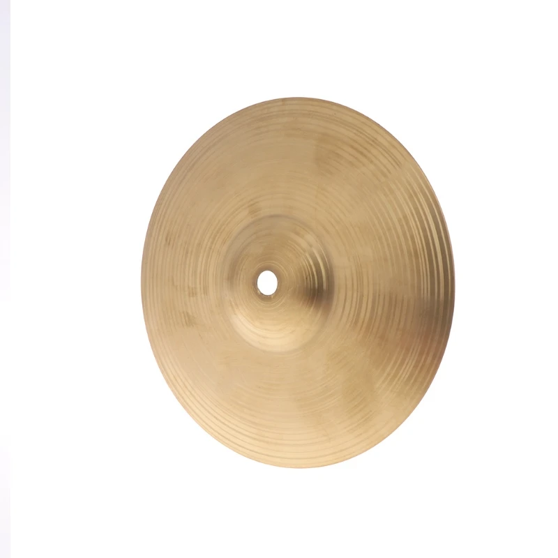 8/10/12Inch Brass Cymbals Percussion Drum Alloy Crash Cymbal Drum Instrument Cymbals For Drums Players Beginners