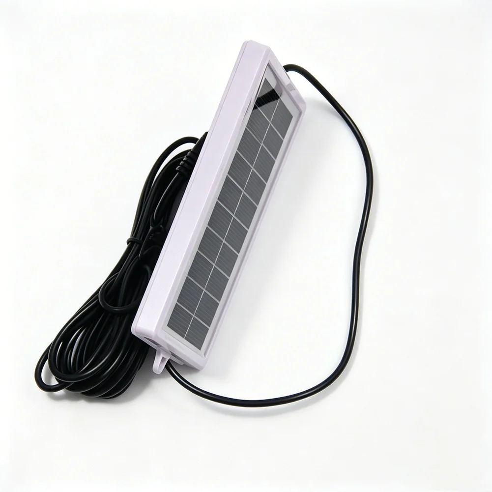 Chargeur solaire USB-C 3W 5V pour la recharge des batteries 3.7V 5V, utilisé avec les équipements d'éclairage extérieur