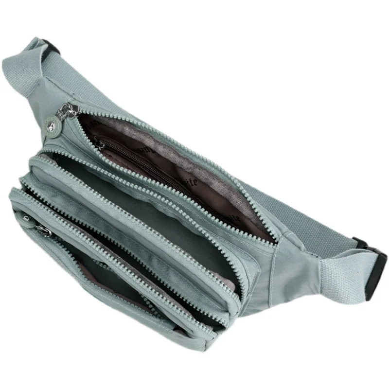 Women Belt Bag Solid Nylon Waist Packs Colorful Bum Bag Travel Purse Phone Pouch Fashion Travel Shoulder Pocket