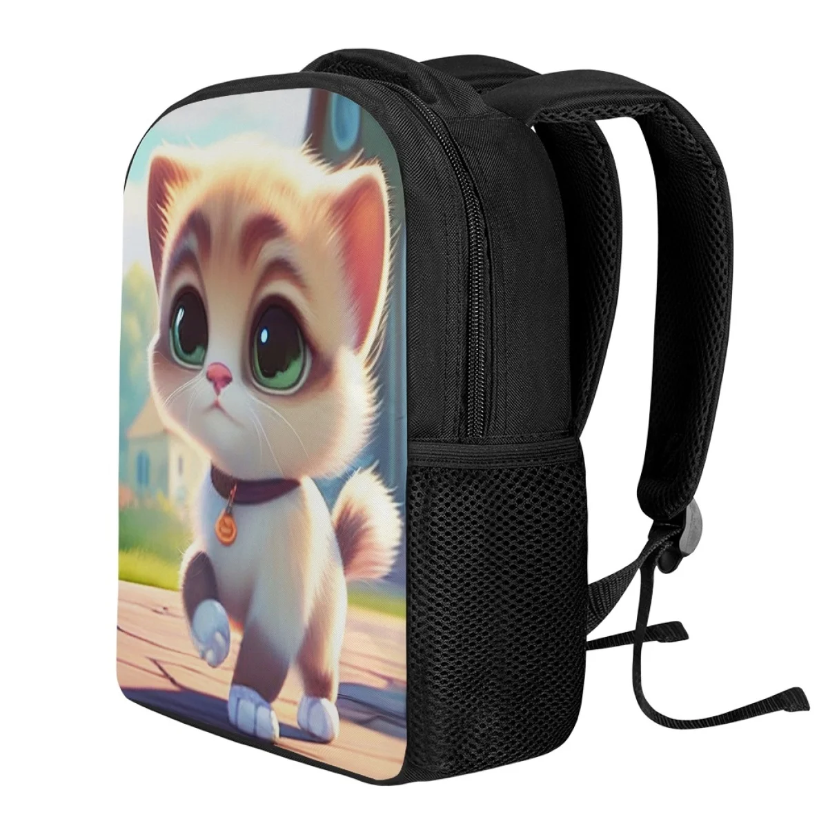 Cute Cat Cartoon Printing School Bags For Girls Boys Kawaii Backpacks Kids Child Bag Primary Student Bookbag Mochila Escolar