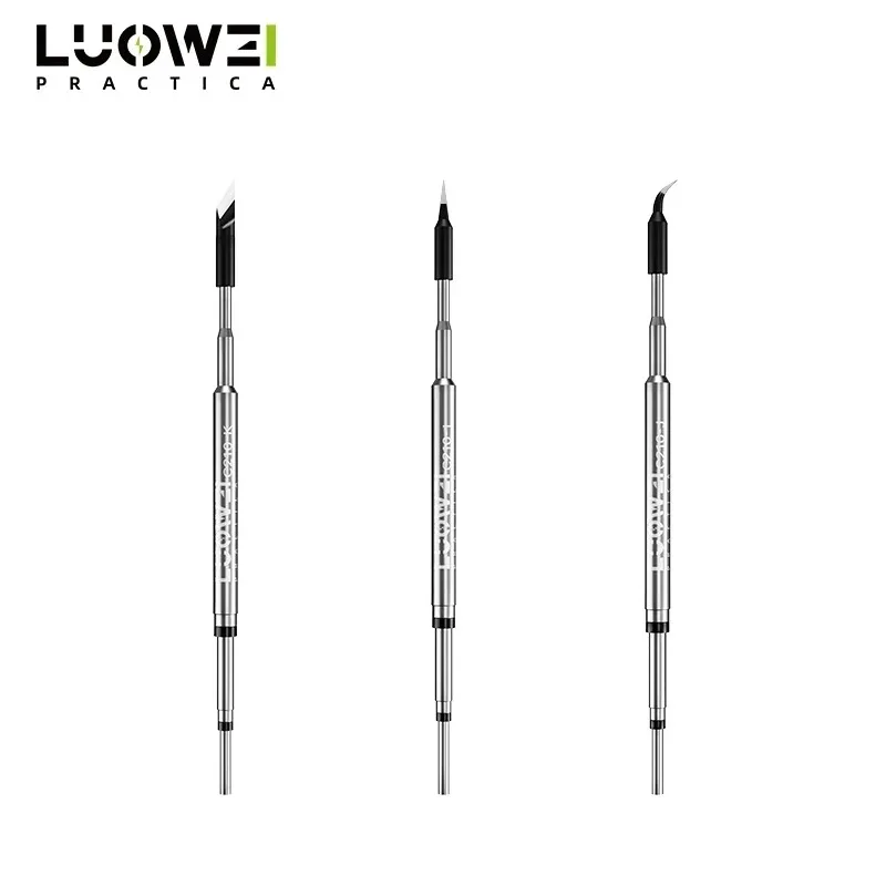 LUOWEI LW-C210 I/J/K Soldering Iron Tips Compatible Soldering Station Handle Lead Free Heating Core for Mobile Phone Repair