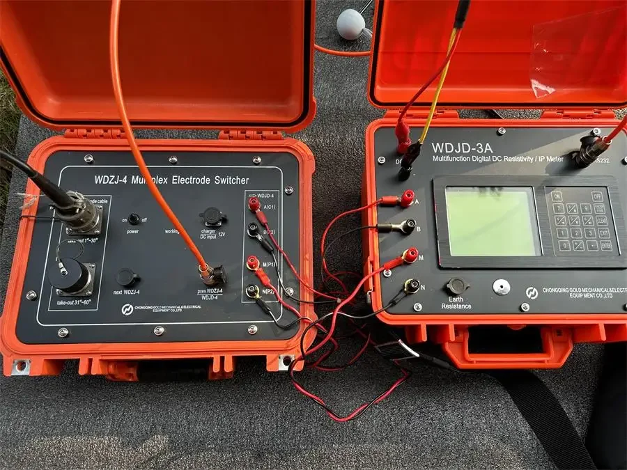 2D Well Resistivity Imaging System Geophsical Tomography Resistivity Ohm Meter