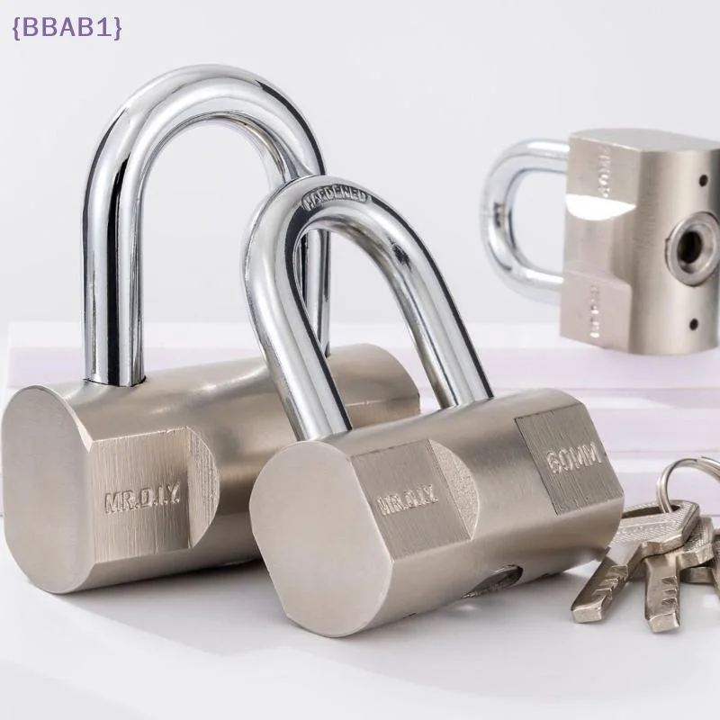 【AB1】Durable Household Waterproof Anti-theft Padlock Heavy Duty Key Lock Outdoor Gym Safely Door Security Padlock{H}
