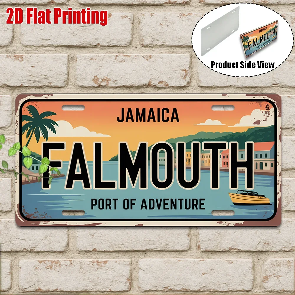 2D Flat, 1pc, Vintage Metal Sign, Only for decoration, Outdoor Plaque & Wall Art (11.8