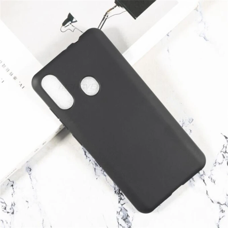 Funda negra de silicona suave para A1 Alpha, funda trasera de TPU de 6,26 pulgadas 2019 para teléfono ZTE Blade V10 Vita
