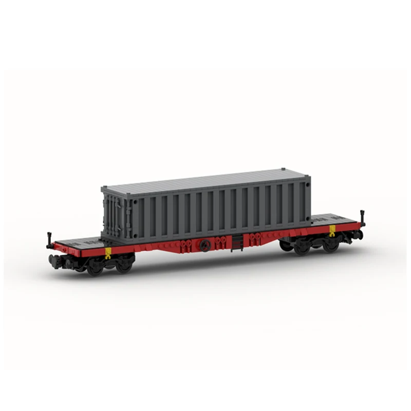 MOC City Train Series Containerwagon \