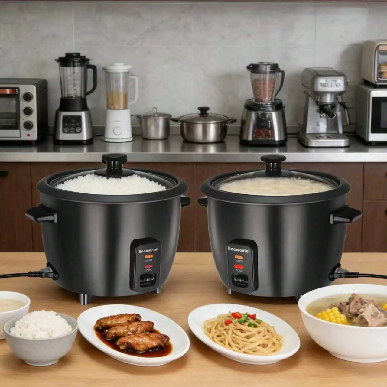 1pc 0.6L 110v Mini Electric Rice Cooker, Durable Metal Housing, Non Stick Coated Metal 304 Stainless Steel Inner Pot Liner, Fast & Convenient Electric Cooker For Small Kitchens & Daily Meals