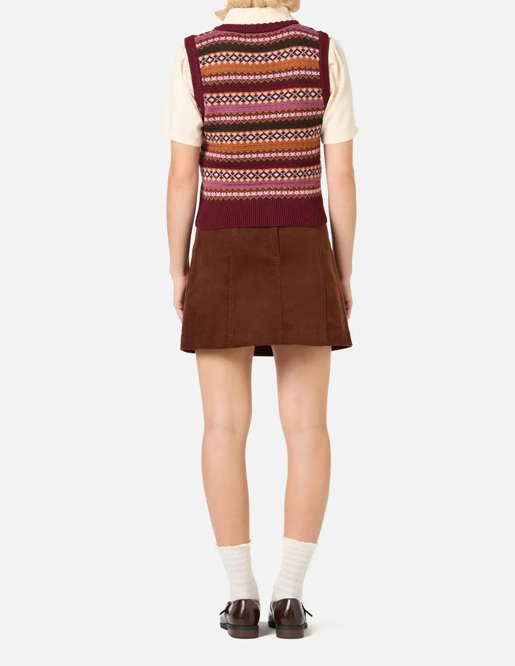 

Новая мода женский вязаный жилет свитер без рукавов в стиле ретро с v-образным вырезом клубный уличный стиль горячая распродажа S M L