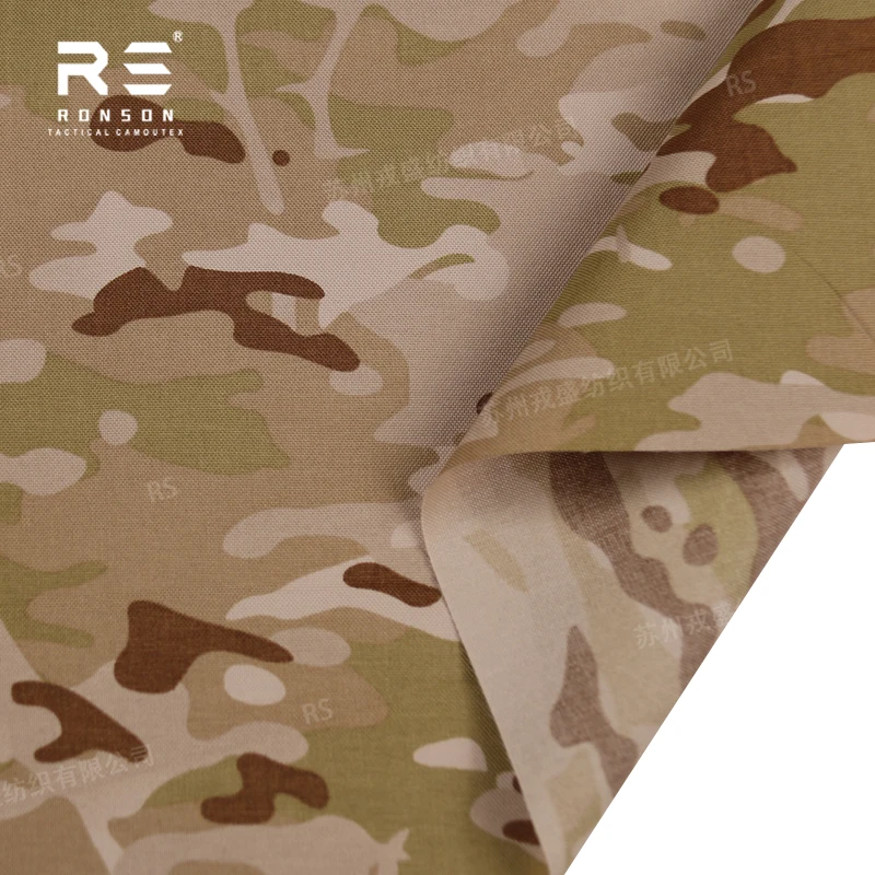 500D Nylon Cordura Desert CP Camo 100% Woven Water-Resistant PU Coated for Tactical Gear Backpack Military Rucksack Camping view 3