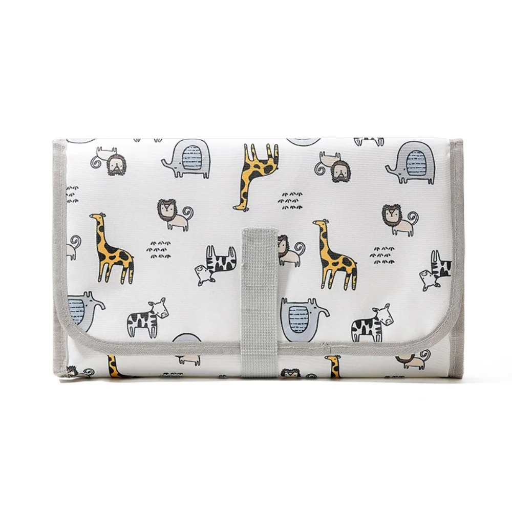 

Портативный складной коврик для пеленания, водонепроницаемый, быстросохнущий, портативный коврик для пеленания, складной подгузник с мультяшным принтом для новорожденных